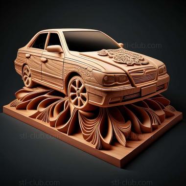 3D модель Toyota Mark II Qualis (STL)